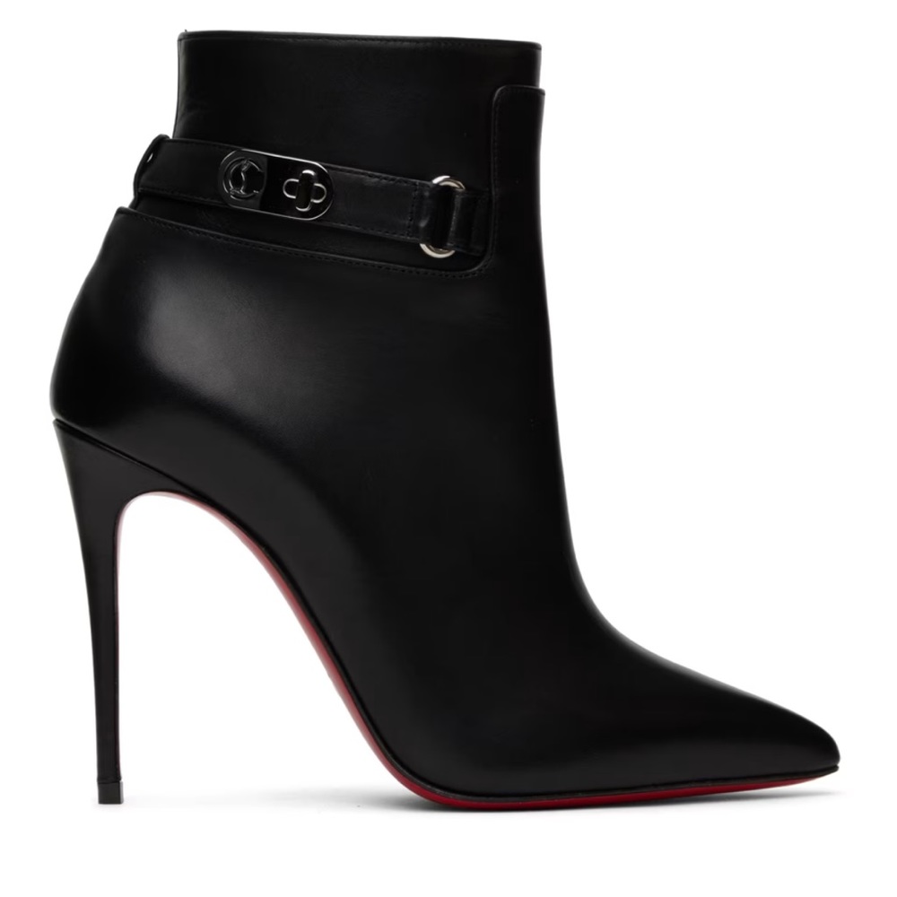 Christian Louboutin Black Lock So Kate Boots